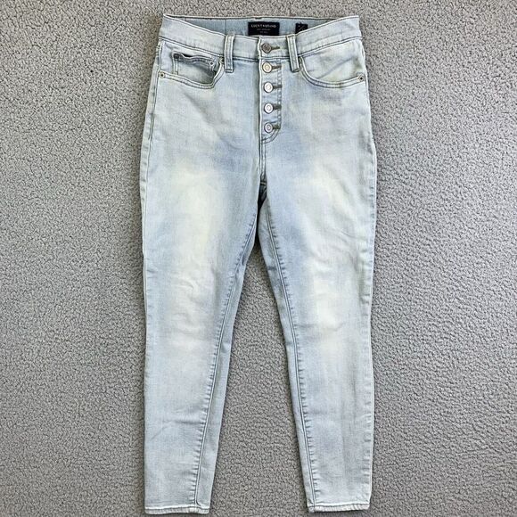Lucky Brand Wonens Bridgette Skinny Jeans High Rise Ankle  Sz 4/27 Button‎ Fly - Picture 1 of 10